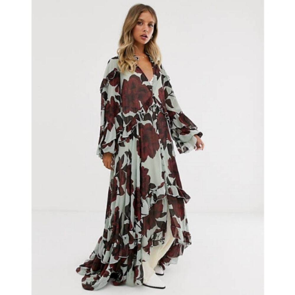 Free People Hearts Run Wild Dress w/o slip - Picture 4 of 16